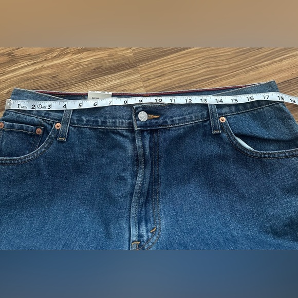 Vintage Levis 550 Relaxed Tapered Jeans Blue Size 18 M Misses - Picture 7 of 13